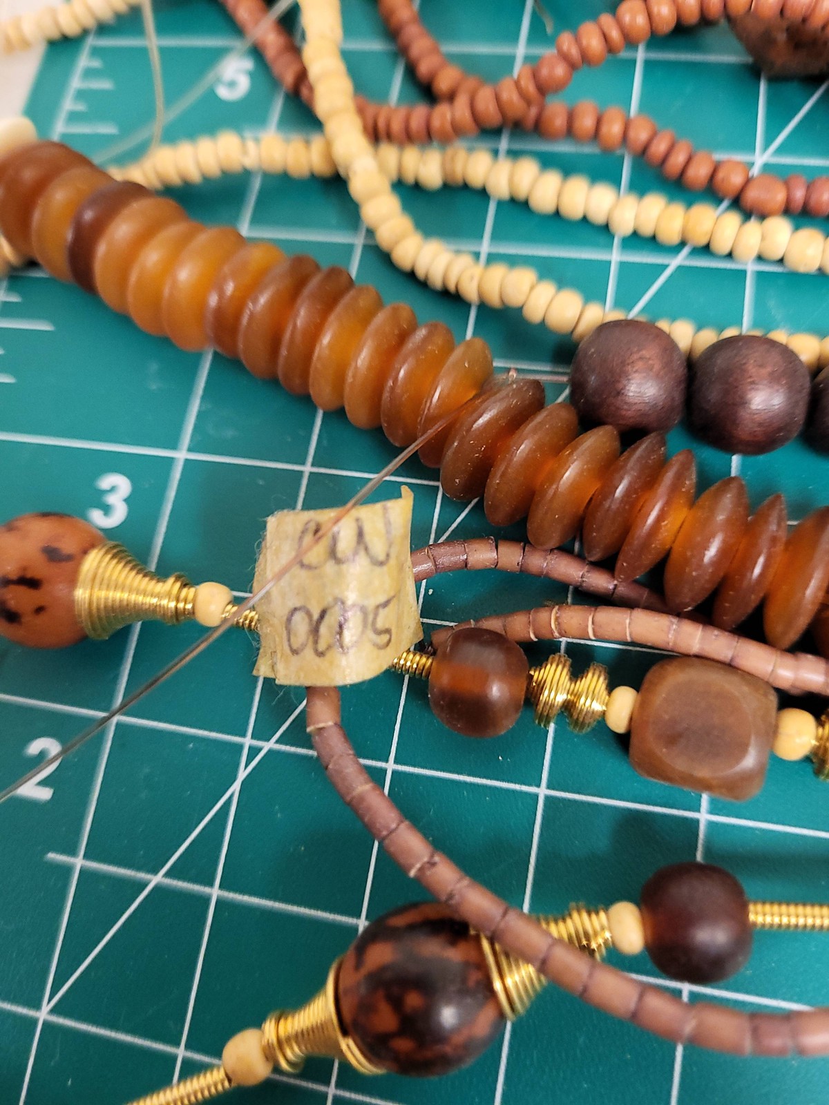 Wood Bead Strands Bulk Lot Jewelry Making Craft Supplies Assorted Beads Strands