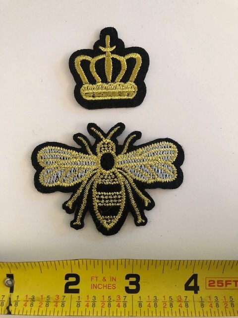 Various Iron on & Glue on 3D Embroidery Patches