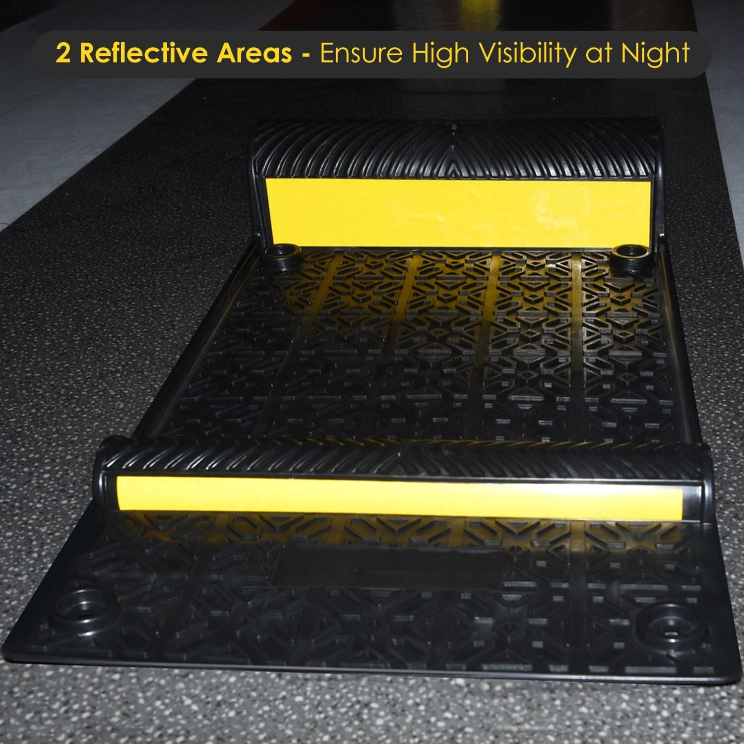 Orancl Rubber Parking Mat with 3M Self-Adhesive Tape and Install Kits