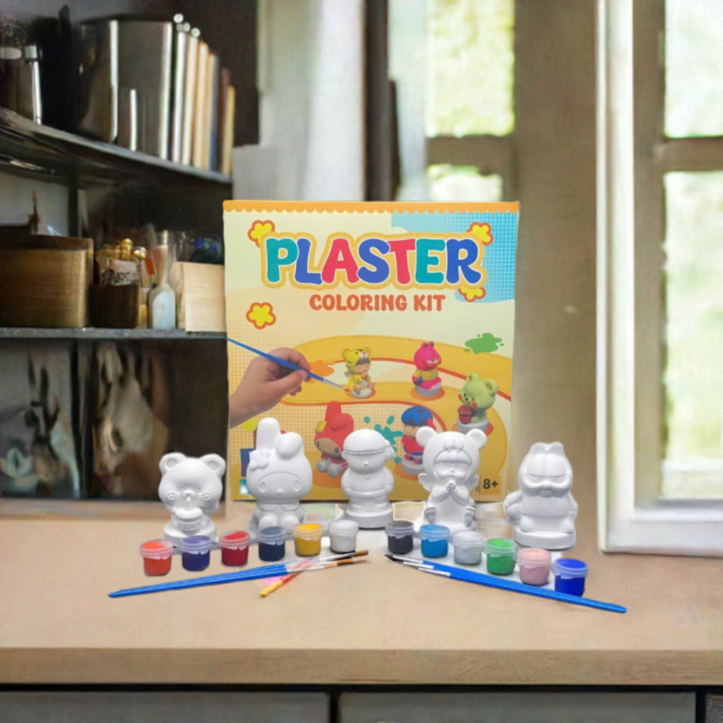 VKP International Plaster Coloring Kit For All Ages