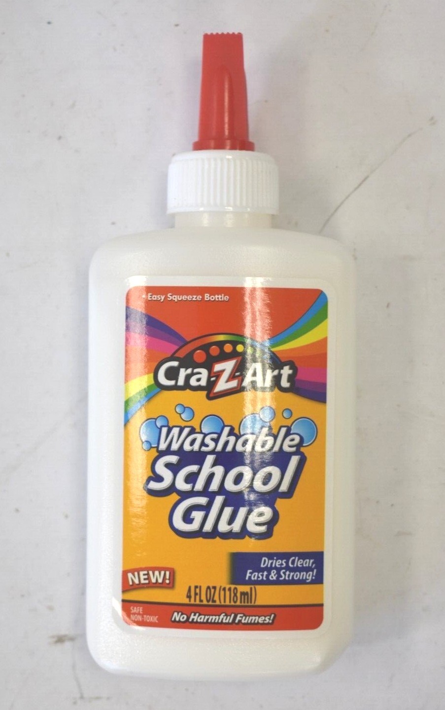 Lot Of 12 Cra-Z-Art Washable School Glue Bottle 4oz White Resealable Storage