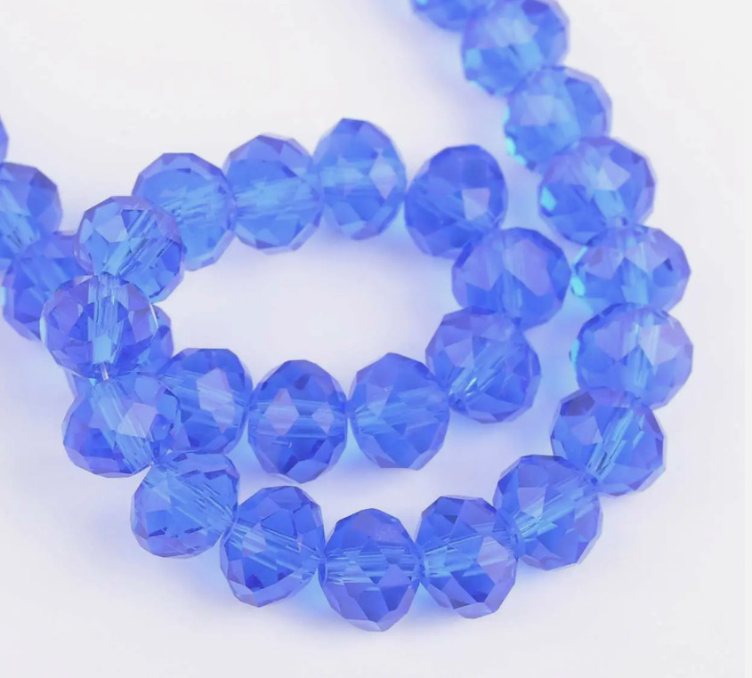 4mm 6mm 8mm 10mm 12mm Rondelle crystal Loose spacer beads Jewelry Making Crafts