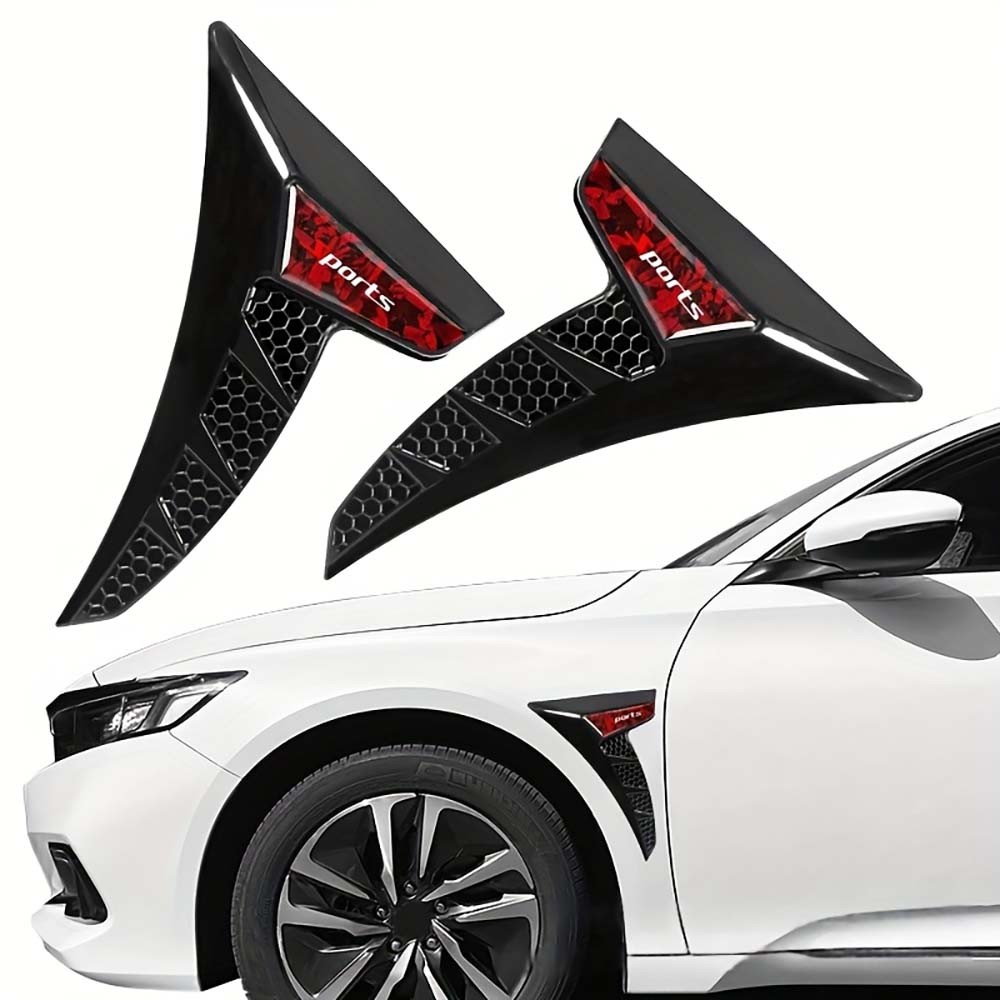 Universal Exterior Car Fender Air Vent Trim Decorative Sticker for Car Styling