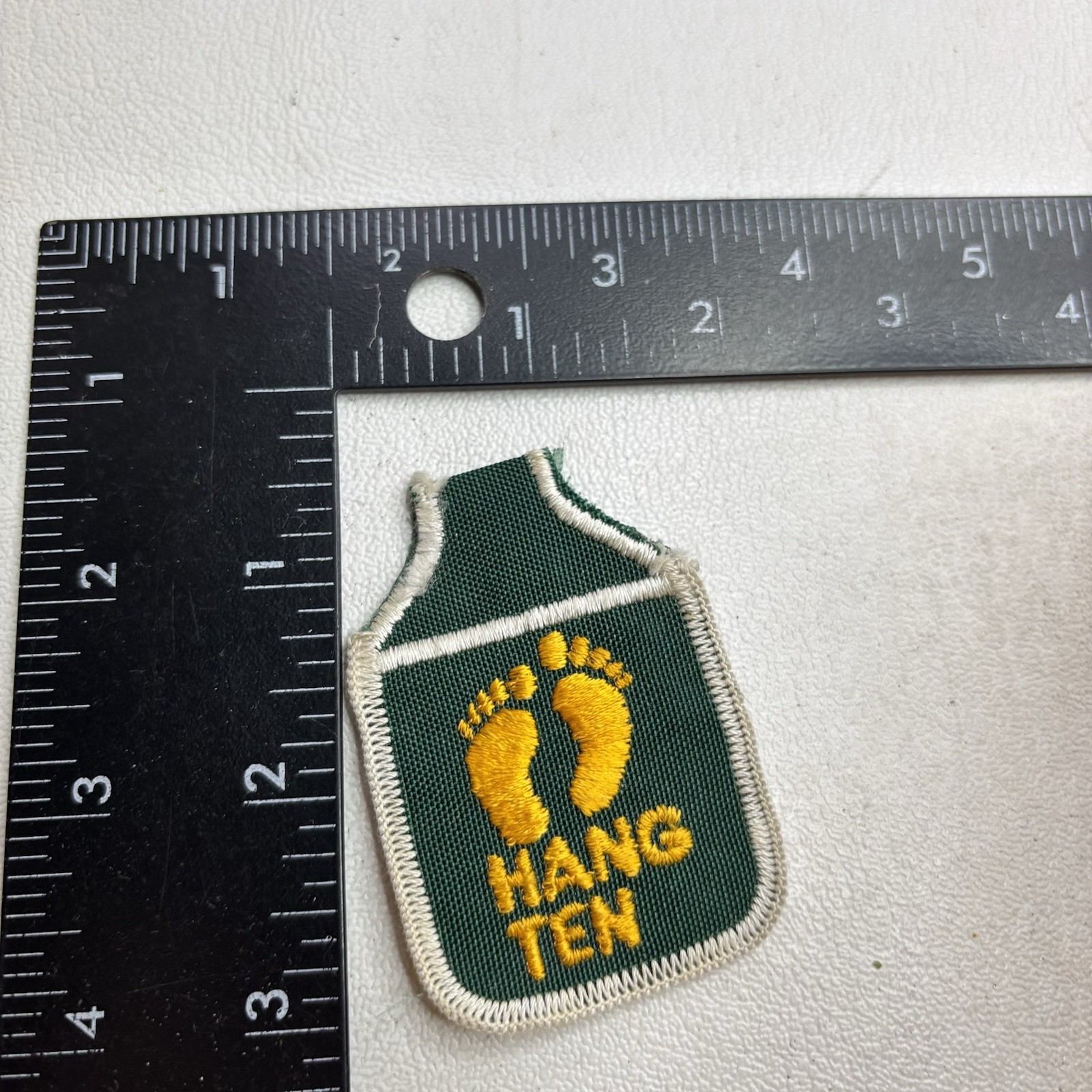 2-Sided HANG 10 Surfer / WORLD’S GREATEST WIFE Keychain Patch *No Metal Part64SQ