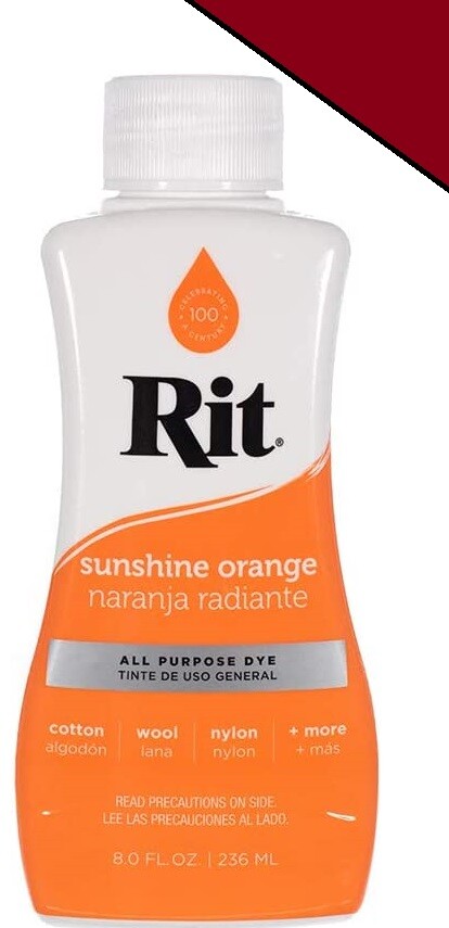 Rit Dye More For Clothes Liquid All Purpose Paint Restore Repair Black, 8 Oz New