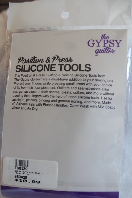 GYPSY QUILTER POSITION & PRESS SILICONE TOOLS PLUS 4 HEAT & BOND SPARKLE PASTE