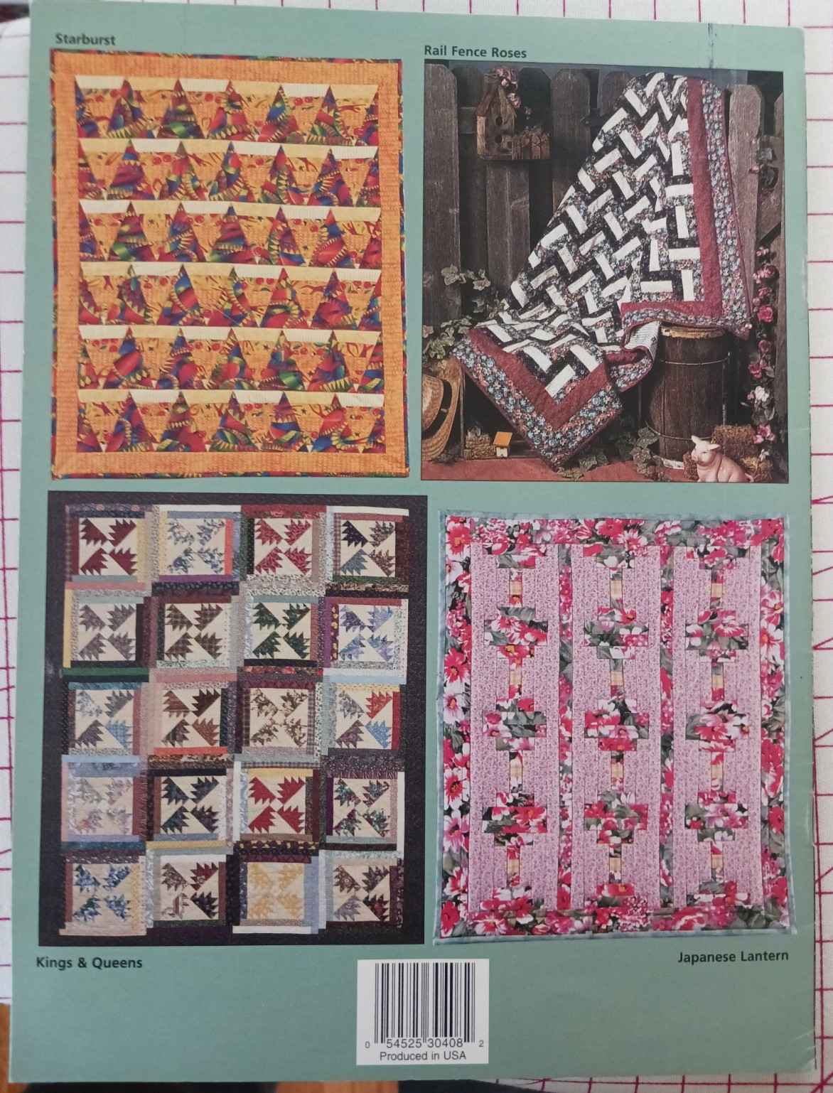 Strip-Pieced Patchwork House White Birches Quick Easy Quillow Rail Lantern Quilt