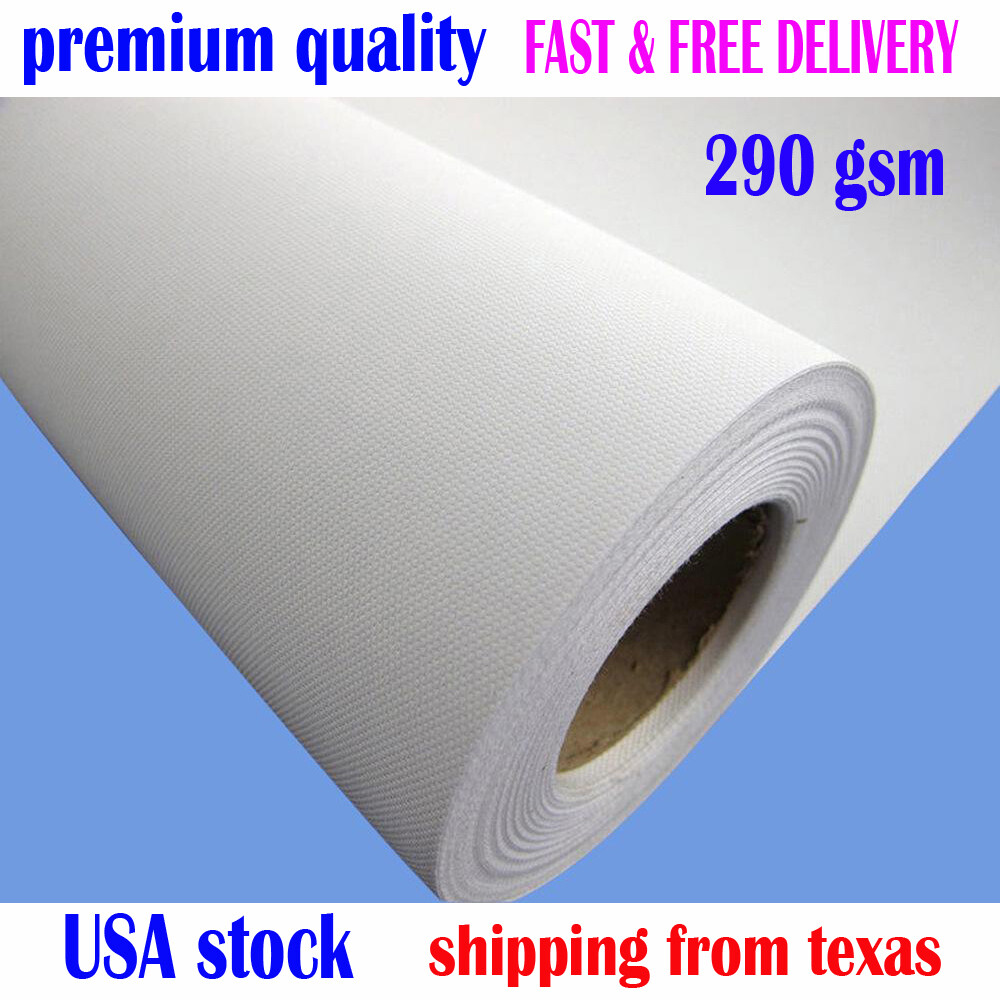 Canvas Roll-Polyester Matte Waterproof for Any Inkjet printer 24″36″42″ X100′