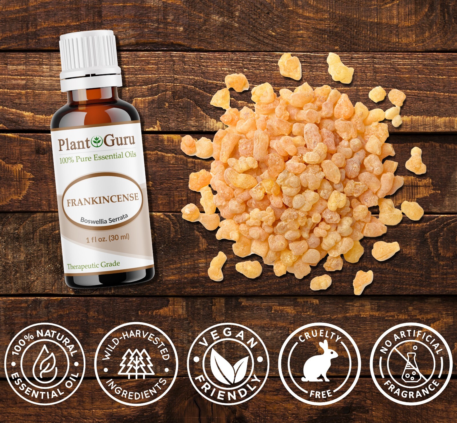 Frankincense Essential Oil 100% Pure Natural Therapeutic Grade Boswellia Serrata