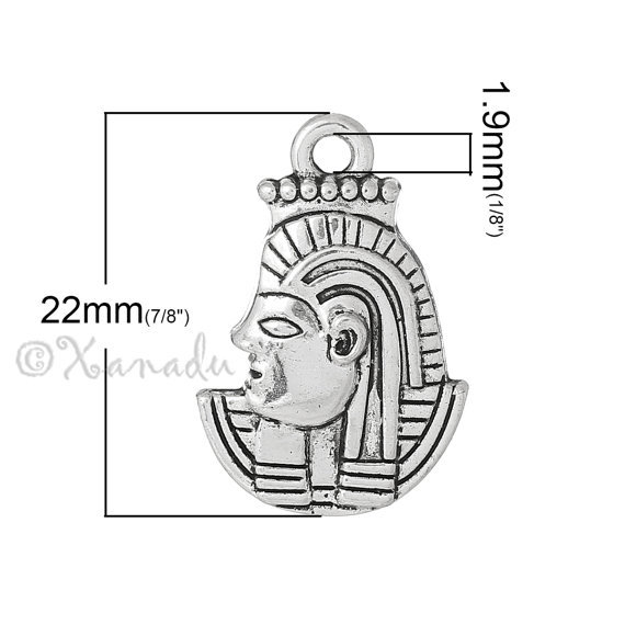 Egyptian Charms Set 25PCs Silver Egypt Pendants Mix CM05202023 – 25 or 100PCs