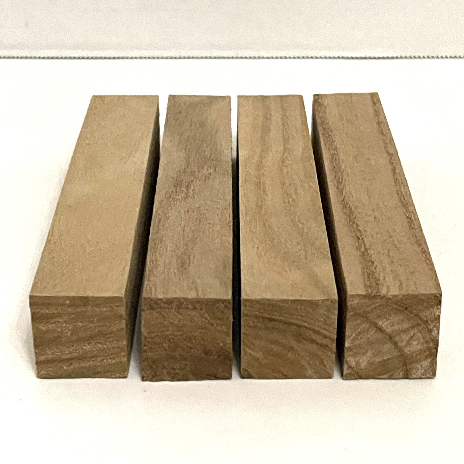4 Pieces Catalpa Wood Pen Blanks 6.5″ x 1″ x 1″ – Woodworking Turning Lathe