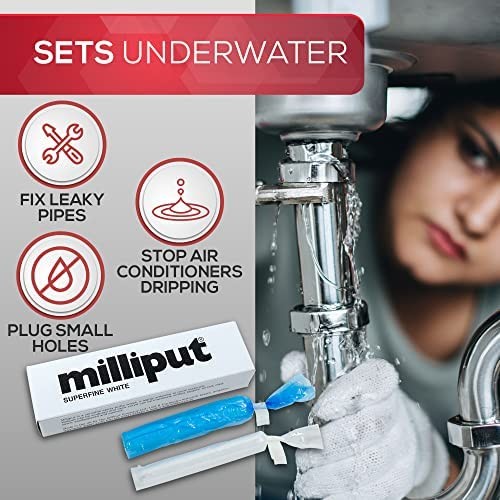 Milliput Epoxy Putty Modeling Paste – Porcelain and Fiberglass Repair White