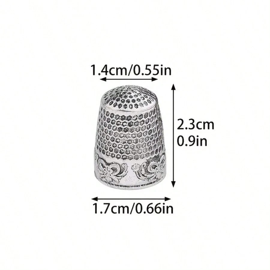1PC Metal Sewing Thimble Finger Protector Hand Stitching Quilting Sewing Tool US