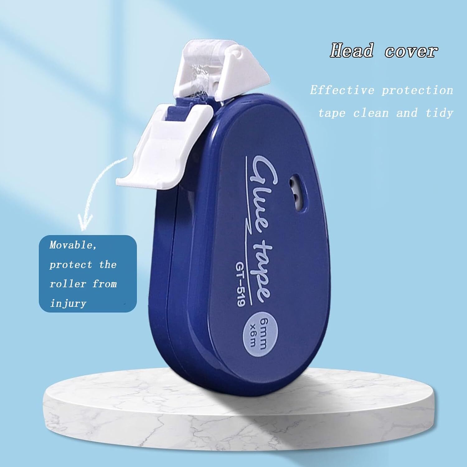 Double-Sided Dots Glue Roller Tape Permanent Scrapbooking Tape Runner
