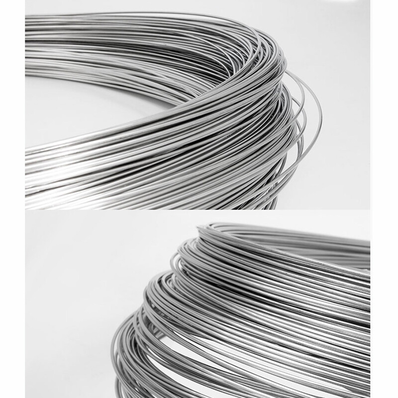 304 Stainless Steel Wire 0,1-3mm Single Soft/Hard Wire Craft Jewellery Rustproof