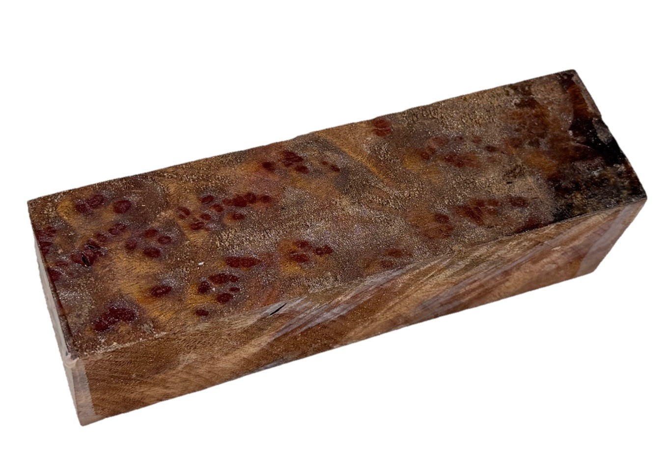 Camphor burl wood turning blank 1-3/4″ x 1-3/4” x 6-1/8″ (b48) dried