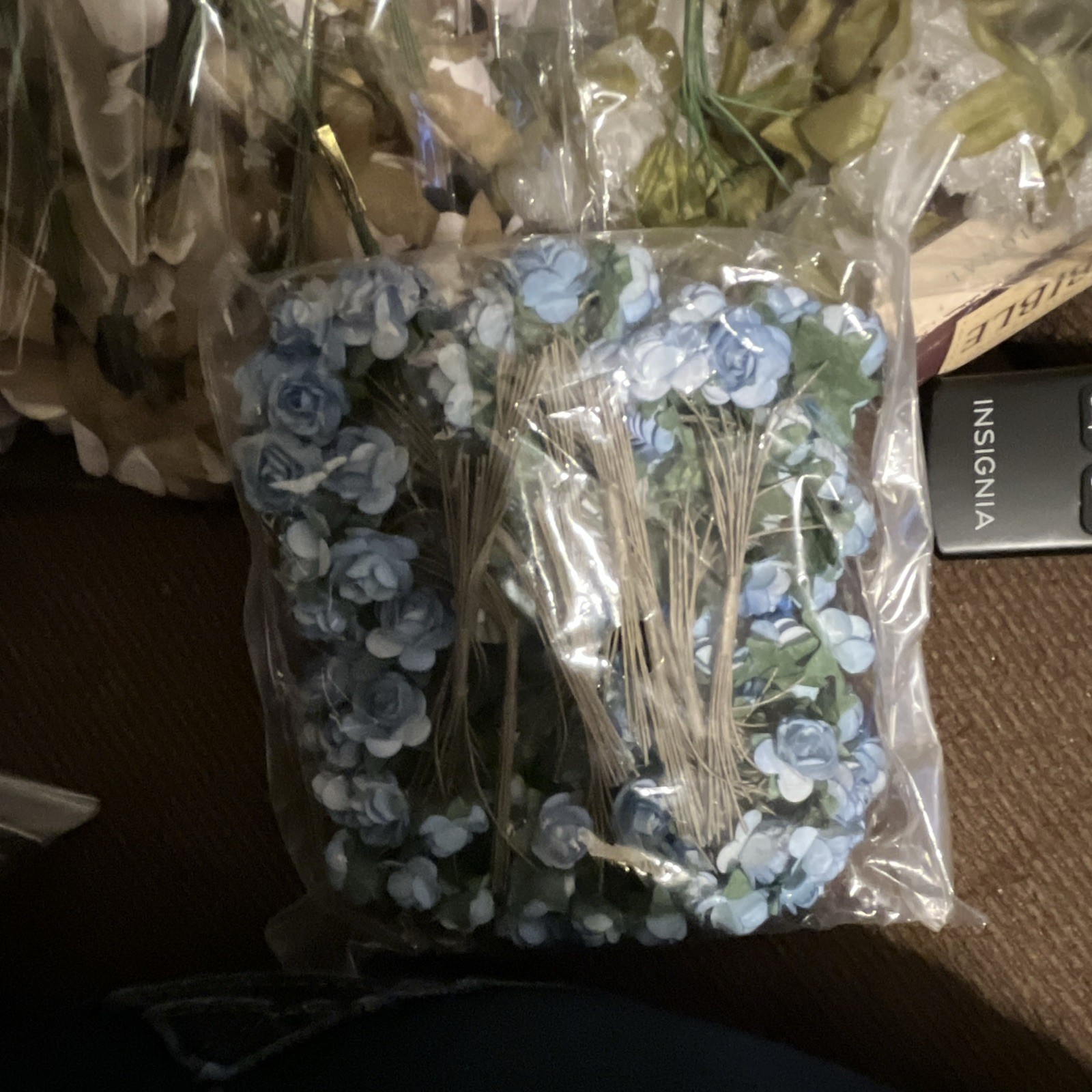 Dried Hydrangea Flowers Mixed Colors Bulk Lot, Multiple Parts for Crafts