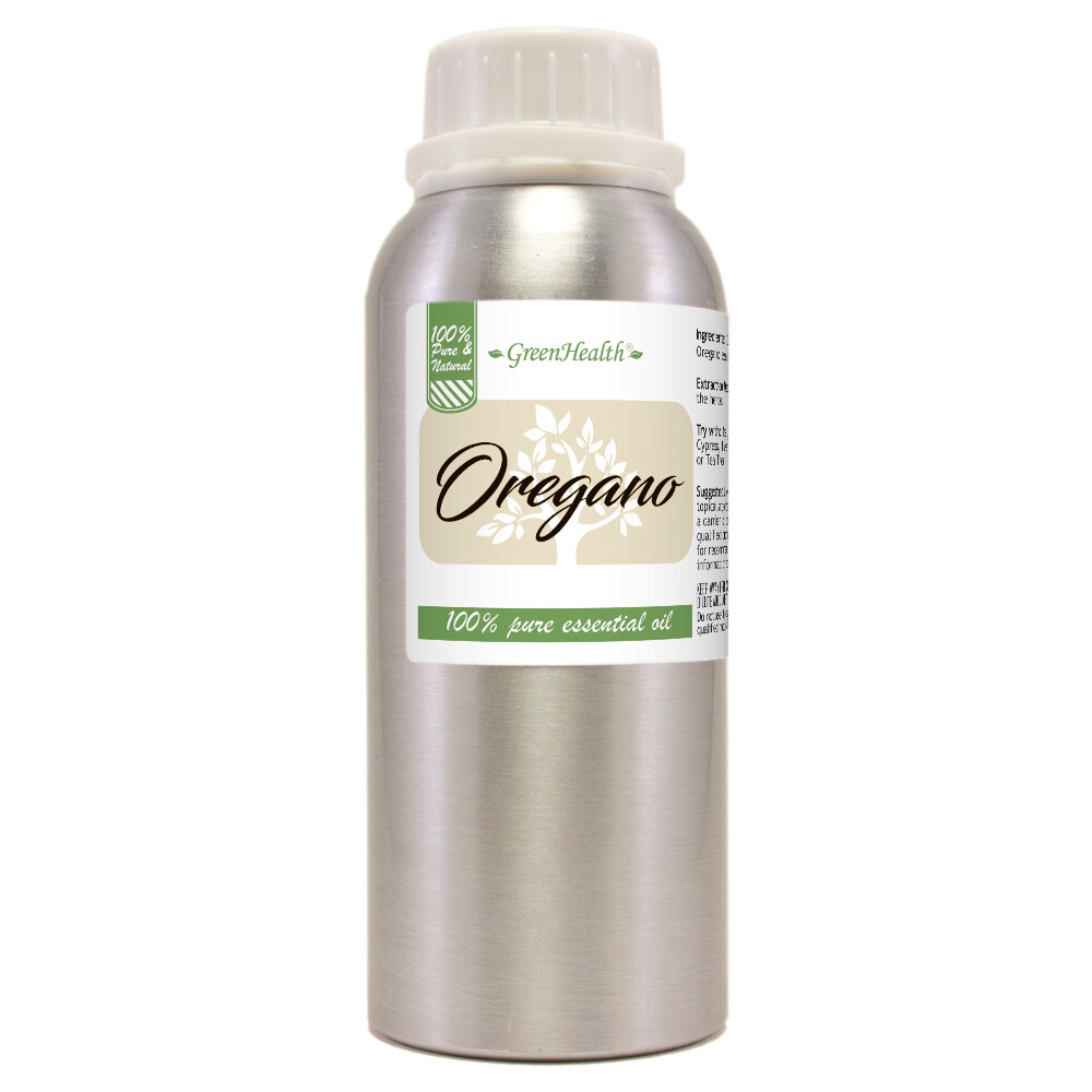 8 fl oz Oregano Essential Oil Pure Natural in Aluminum Bottle – GreenHealth