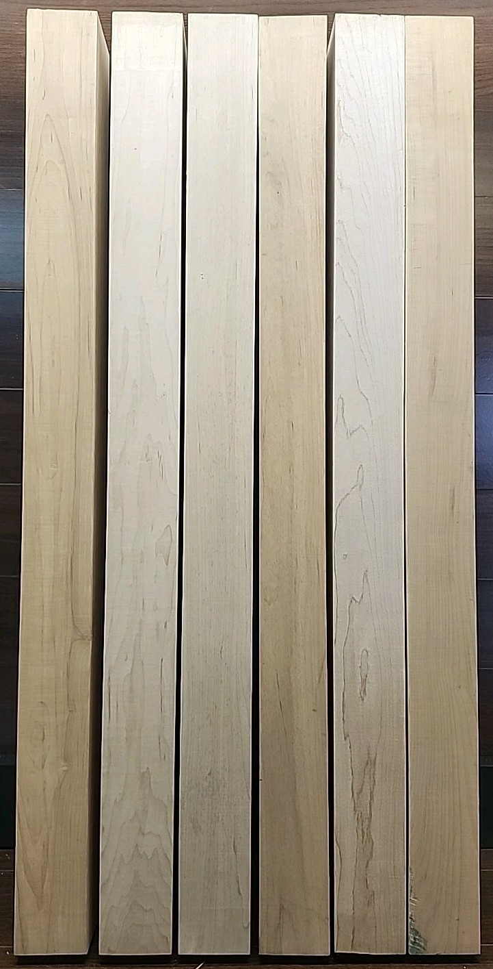 Hard Maple Turning Square 2 3/4″ x 2 3/4″ x 36″ Hardwood Turning Blanks Lathe