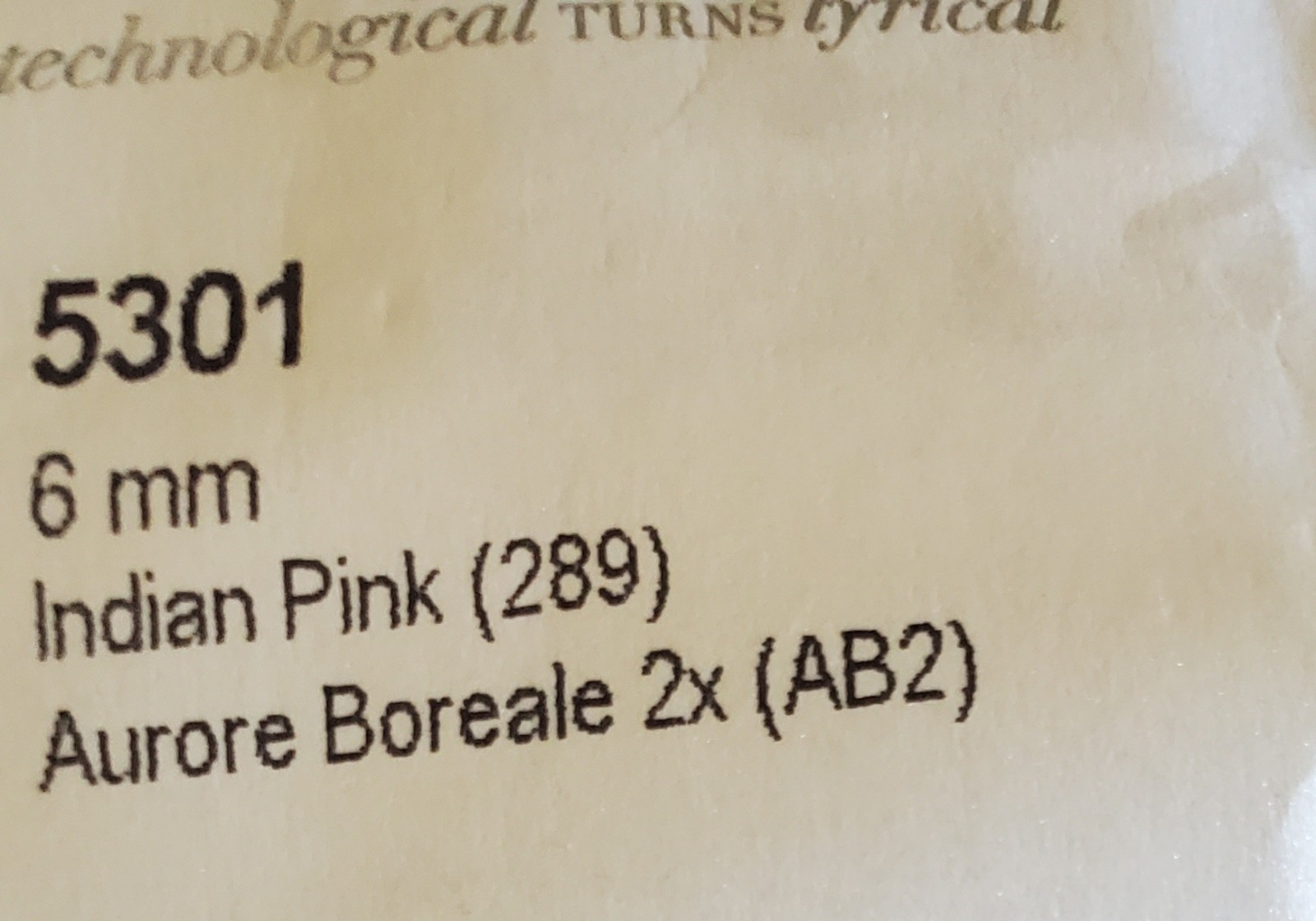 Swarovski 5301 6mm bicone beads, Indian Pink AB2X (12pcs)