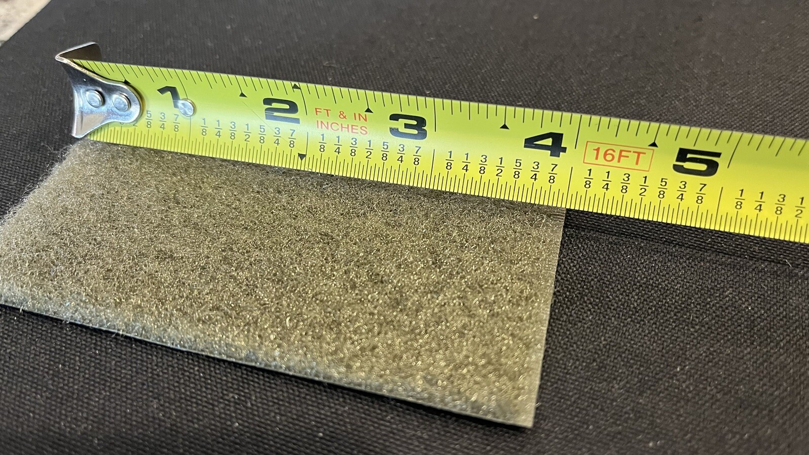 OD Green – Mil-Spec Hook & Loop Sew On Closure. 4×2.5 Inch. 10 Sets.