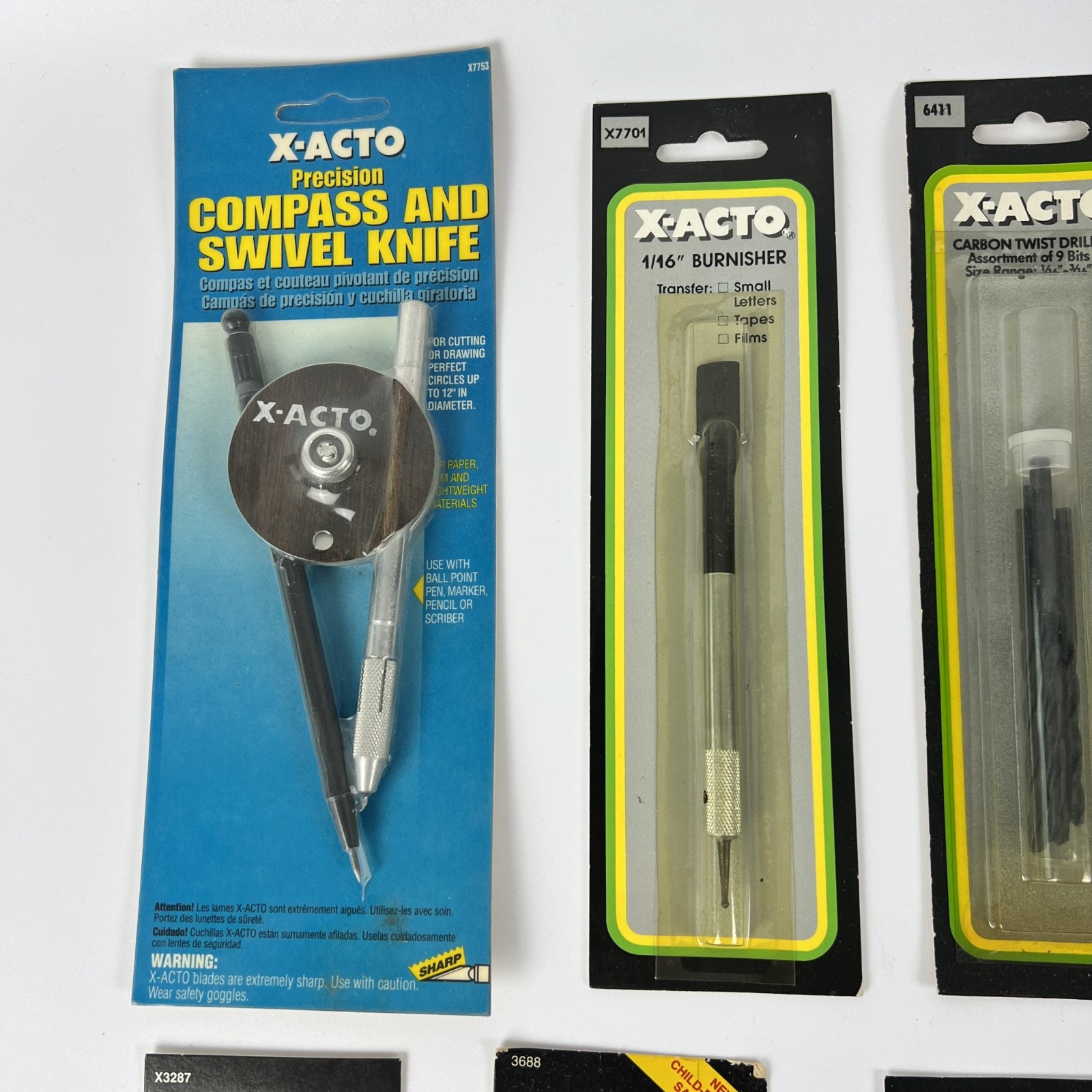 X-ACTO Compass Swivel Knife 52-C Hobby Tools Lot 10 Vintage New Old Stock