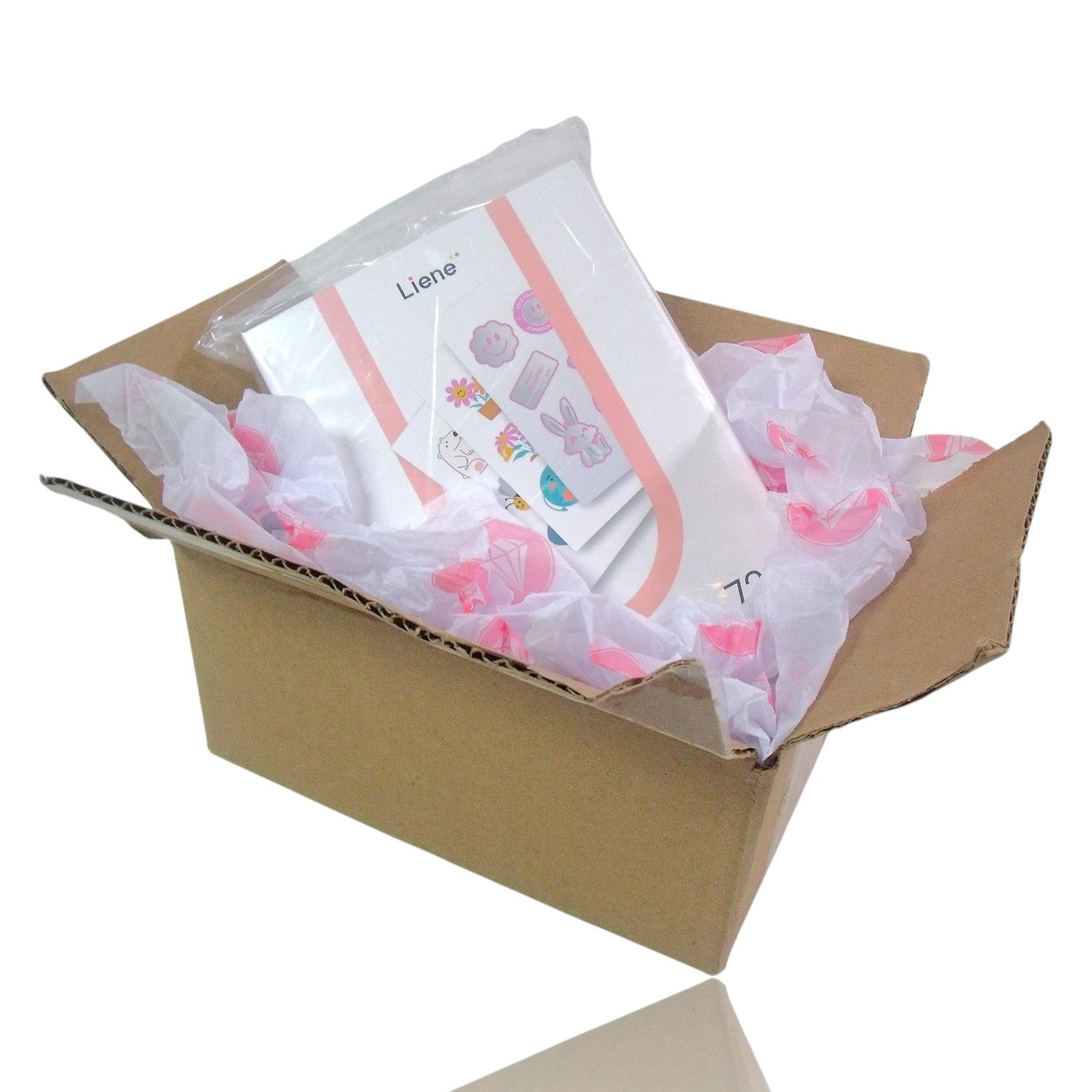 Liene Photo Sticker Cutter, 72 Sheets Sticker Paper & Ink Cartridge, SD43, New