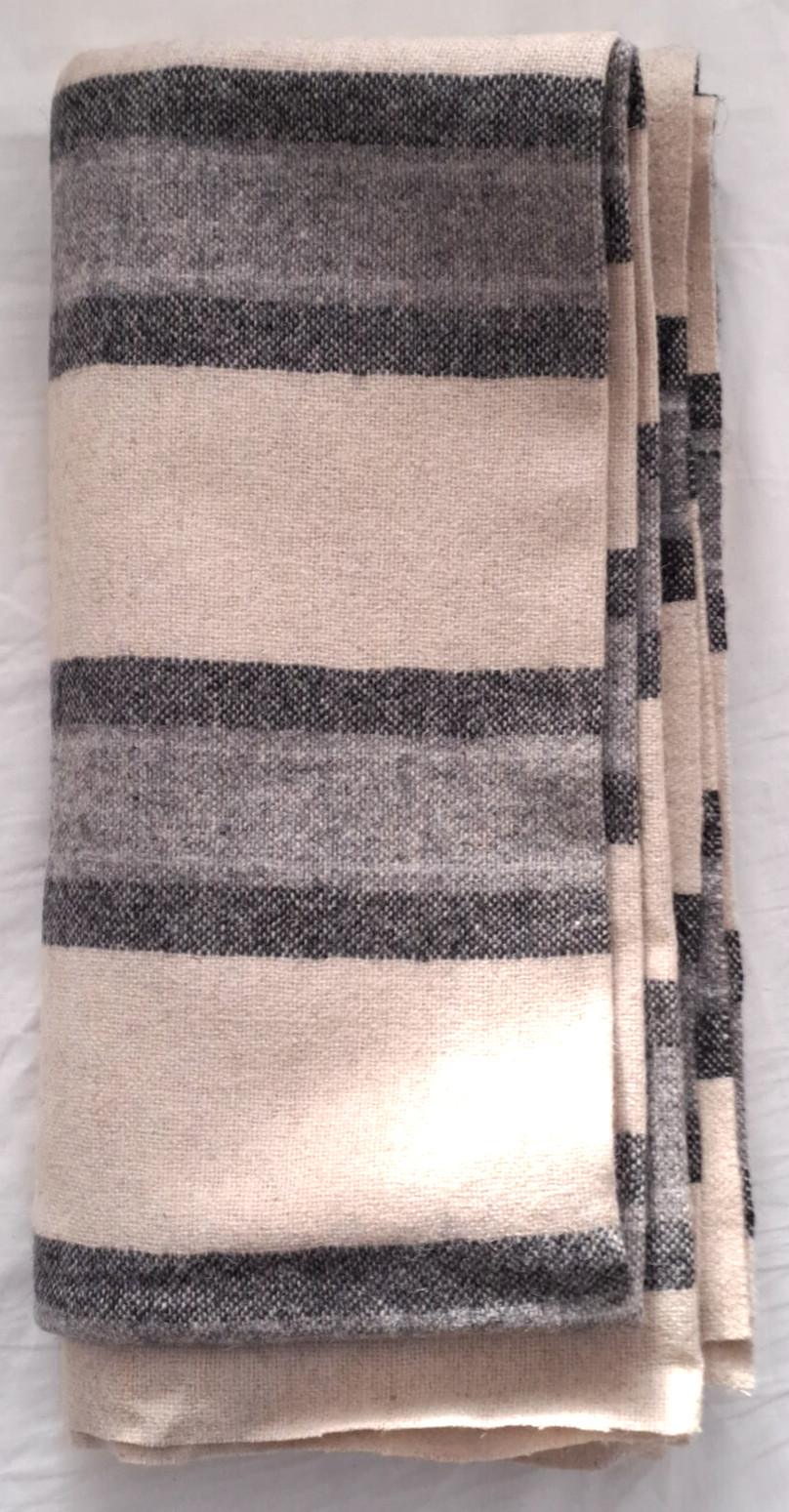 Vintage Wool Fabric Bulgaria 152x152cm 60×60” 1970s 1980s NOS Textile Material