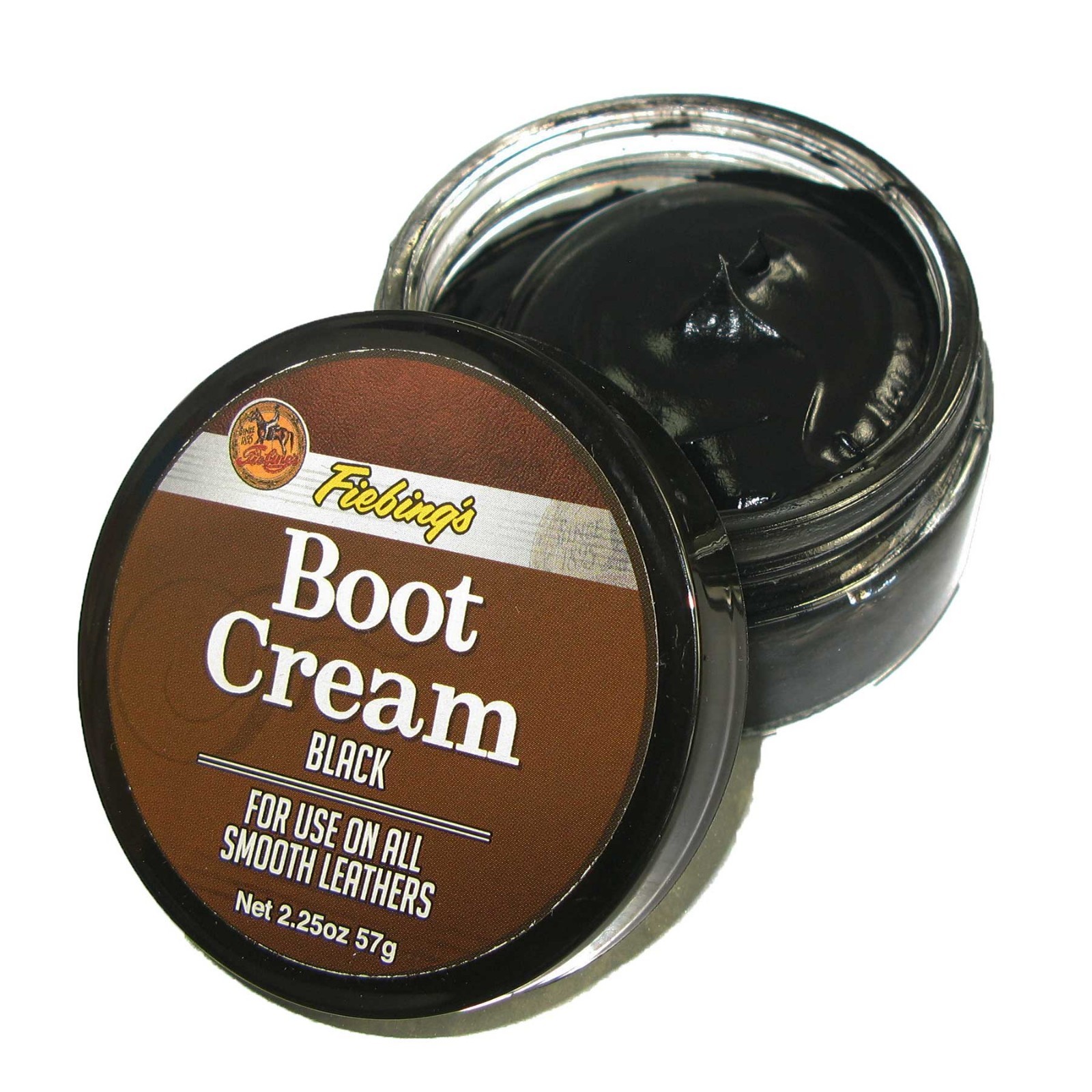 Fiebing’s Professional Leather Boot Cream Polish – 2.25 oz. – ALL Colors