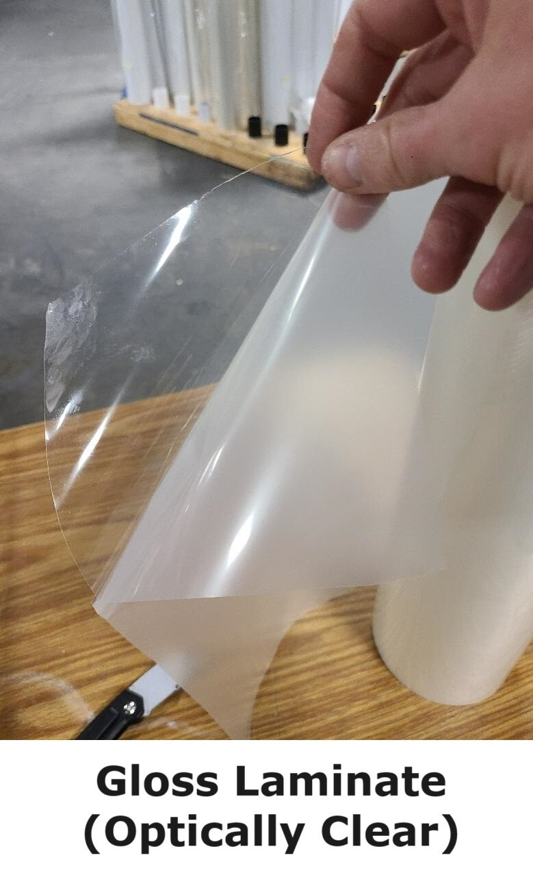 Optically-Clear Window Perf Vinyl PVC Laminate Roll for Car Auto Vehicle 242