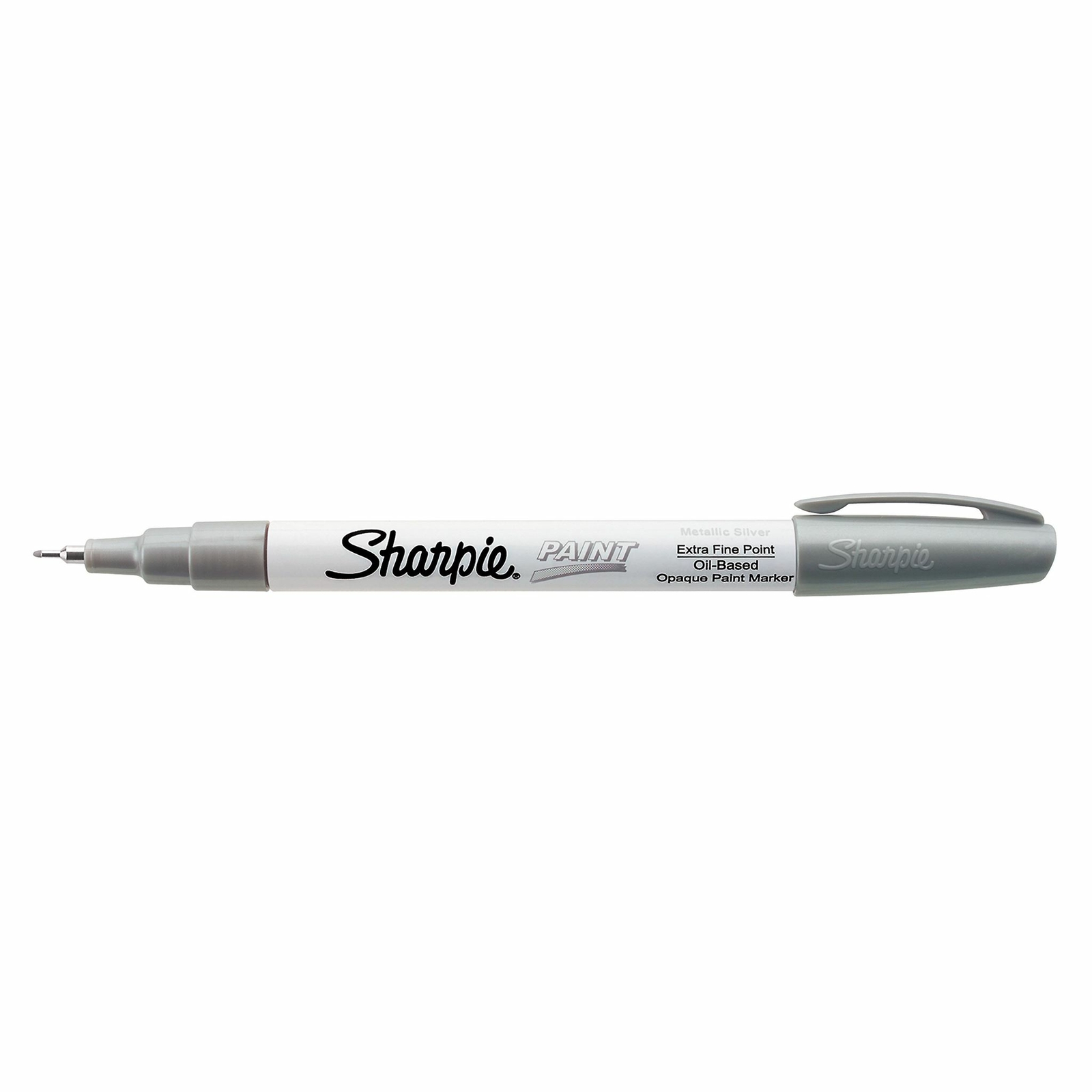 Sharpie Oil-Based Paint Marker, XF Point, Metallic Silver, 1 Count – 35533