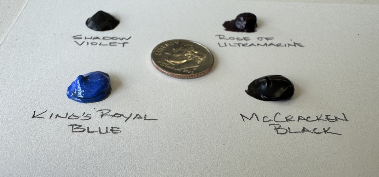 4 generous Color Dot sheets – Daniel Smith Extra Fine Watercolors