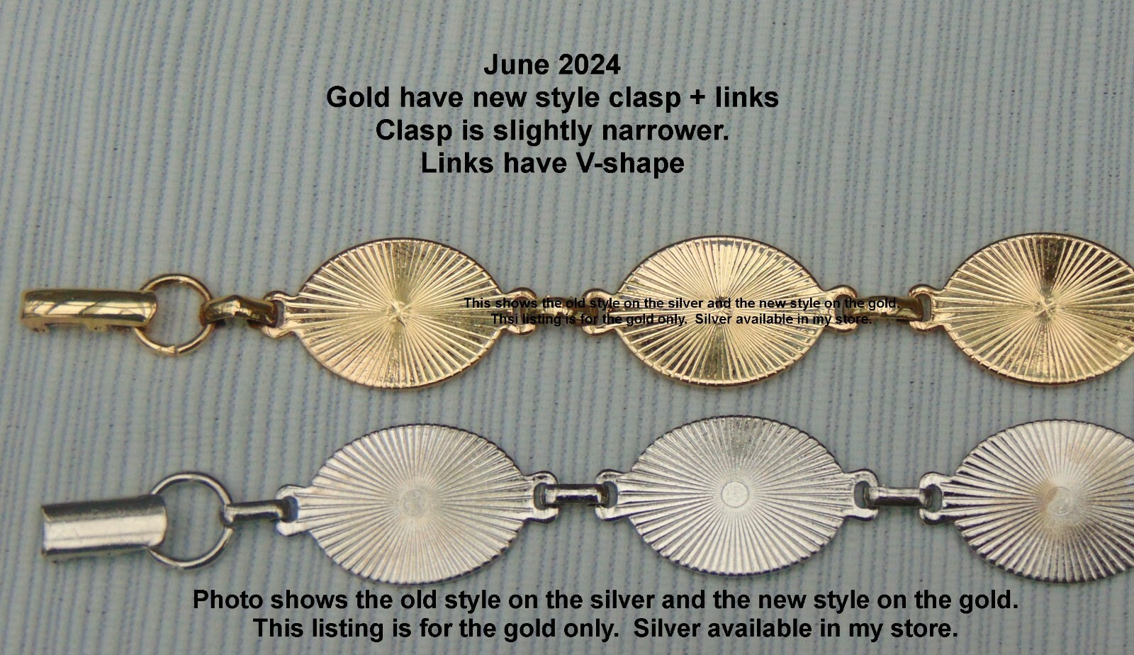 8 GOLD Bracelet Blanks Forms~ 20mm OVAL PADS ~ 6 discs to Glue Beads Cabs etc