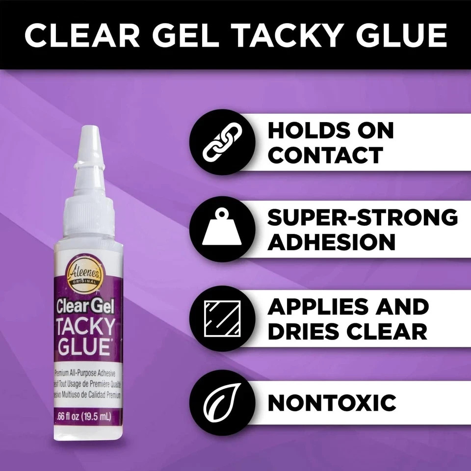 Aleene’s Tacky 5-Piece Trial Pack, All Purpose Glue for Crafts and DIY Projects,