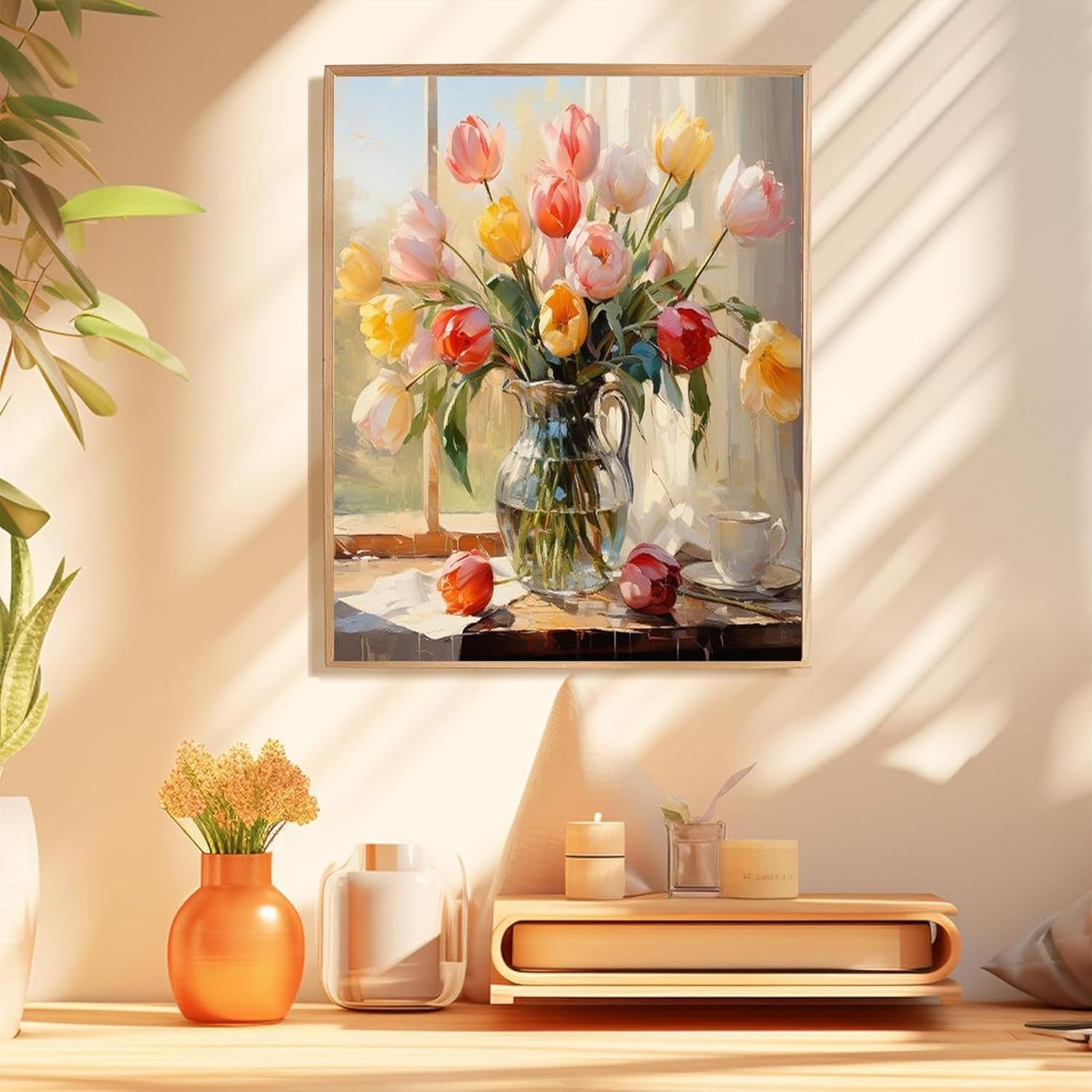 Paint by Numbers Kit DIY Canvas Painting Set for Adults Kids Home Decor Gift