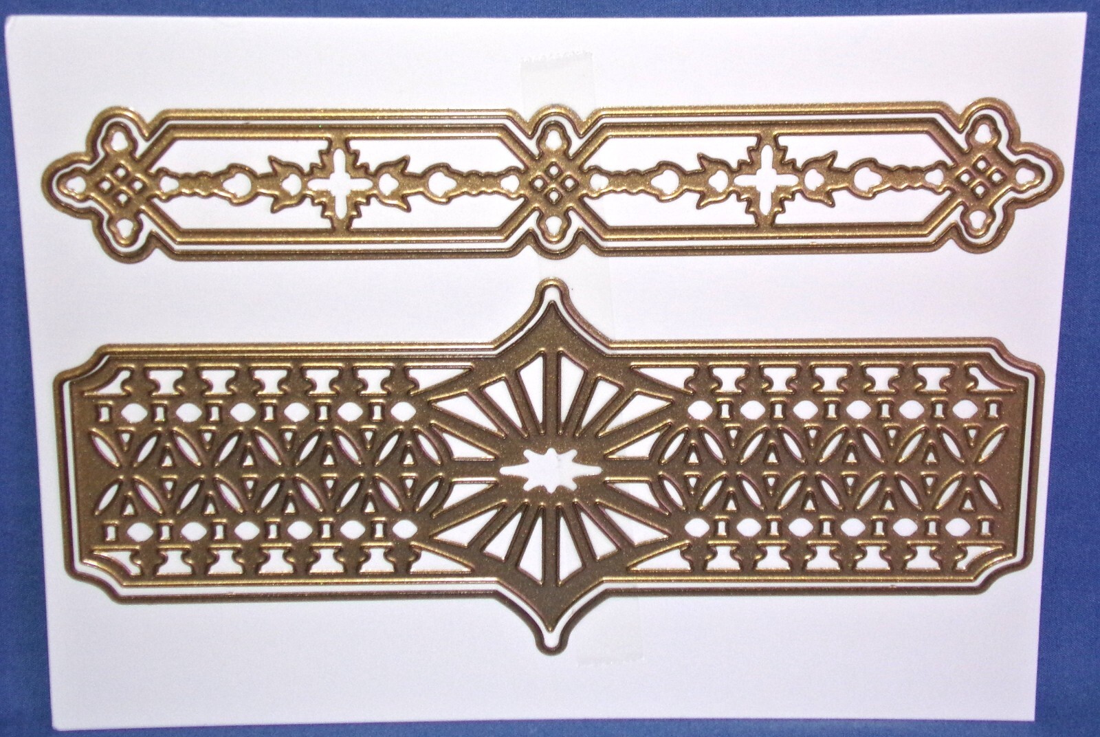 Anna Griffin Gentlemen’s Study Die Set Border Designs Wide & Thin 4pcs Free Ship