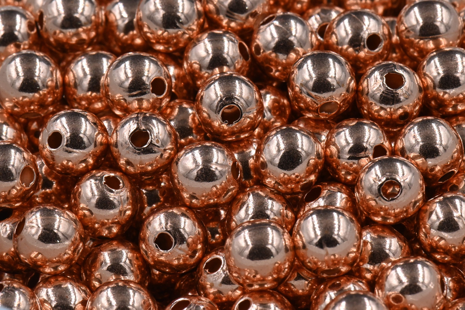 Real Copper Round Beads, 2mm 3mm 4mm 5mm 6mm 8mm 9.5mm