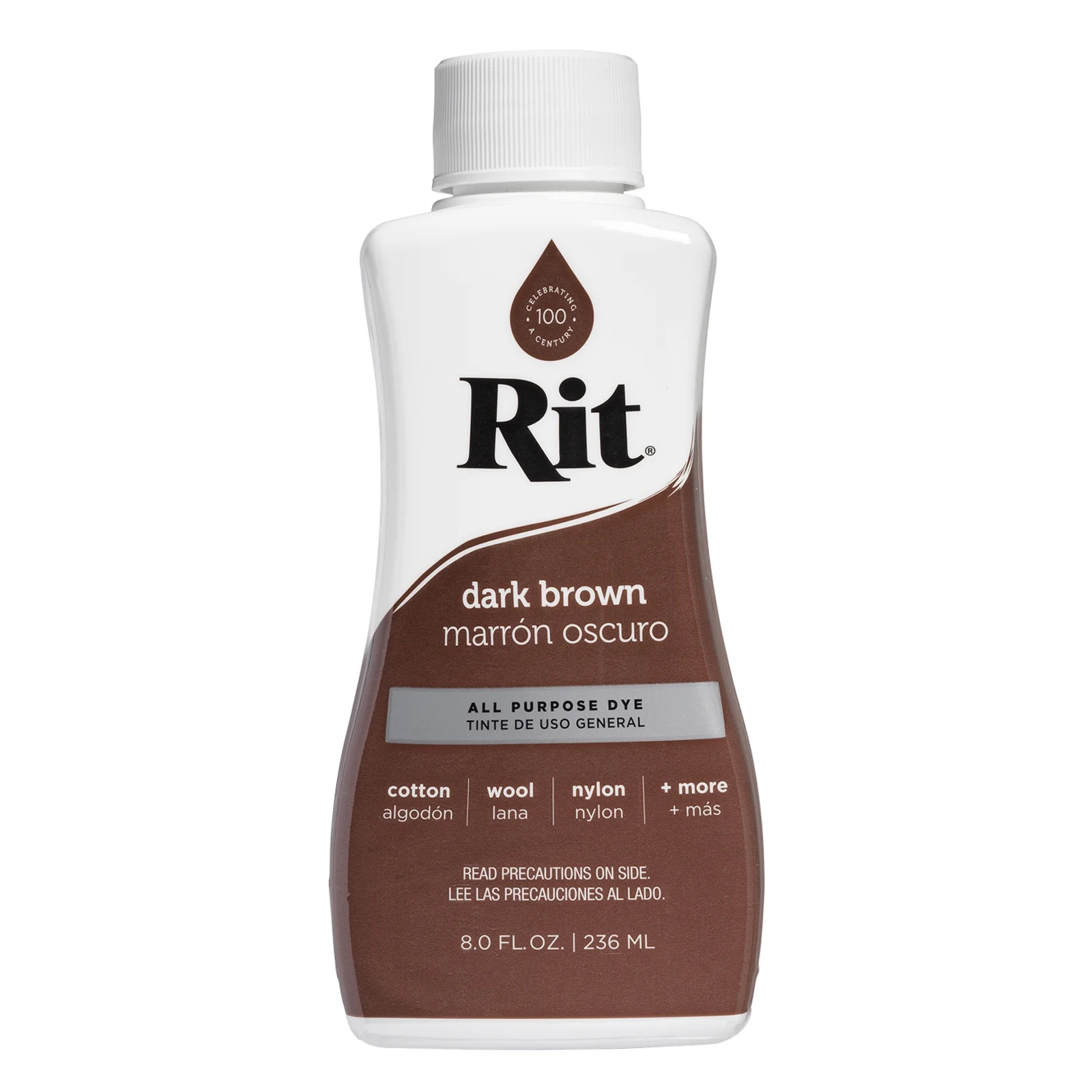 Rit All-Purpose Liquid Dye, Dark Brown 8 Fl Oz