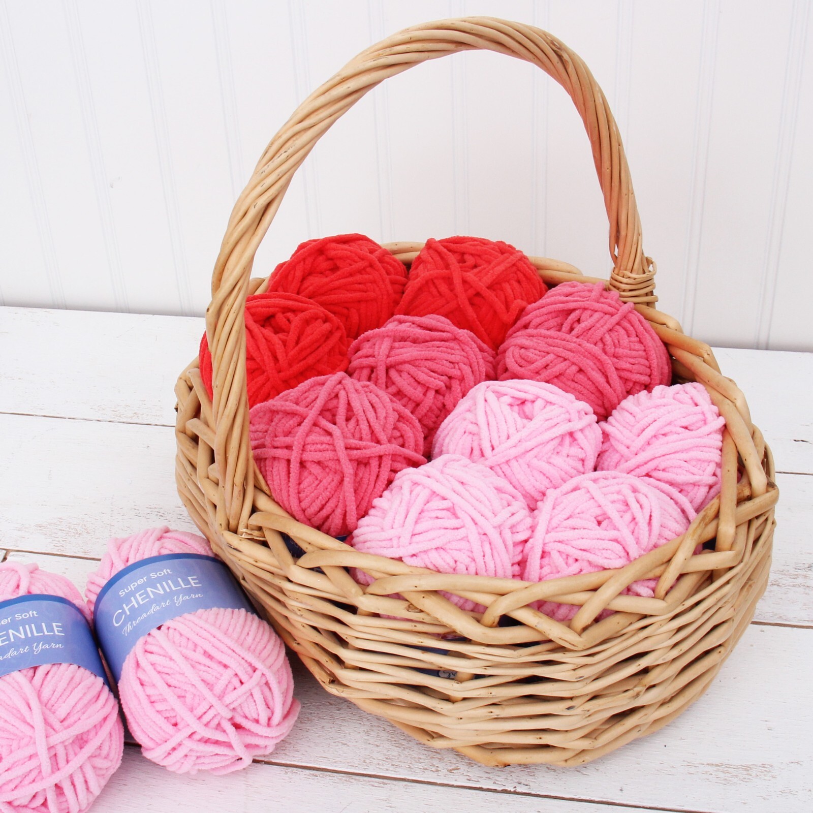 Threadart Super Soft Chenille Yarn – #5 – 50 Gm Skeins – 60 yds -Singles & Packs