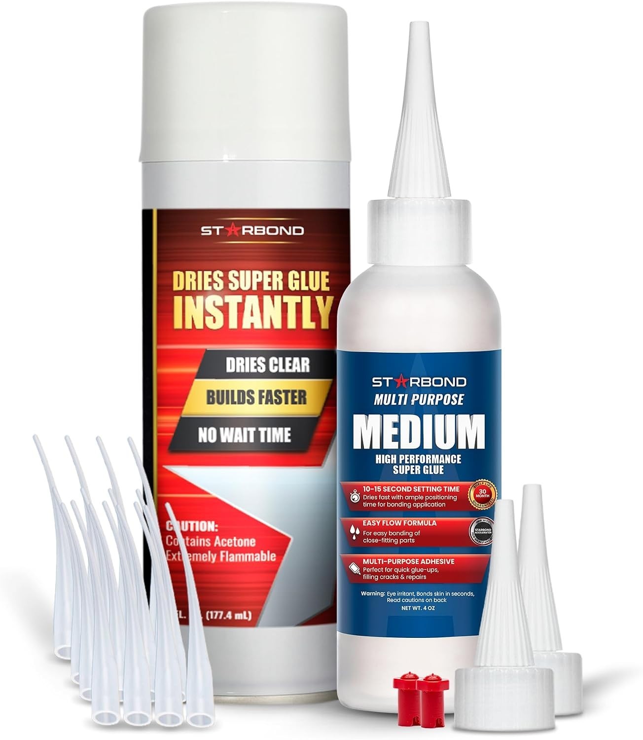 Medium CA Glue Bundle – 4oz + 6oz – Woodworking & Crafts