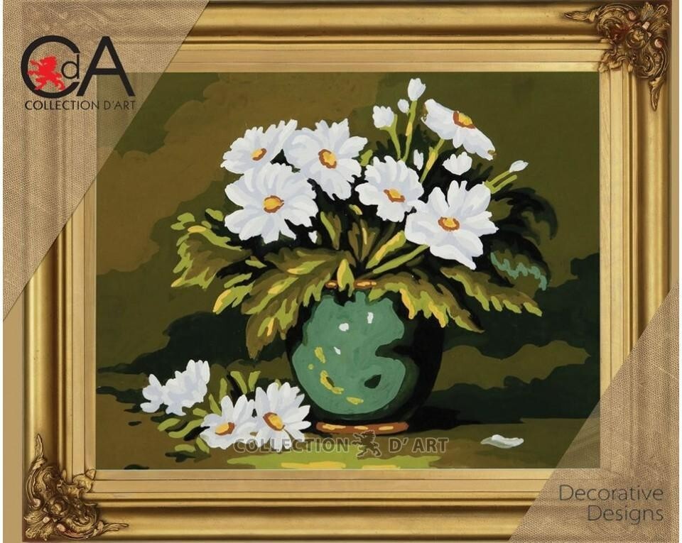 “Chamomile” Printed Needlepoint Tapestry Canvas 6255
