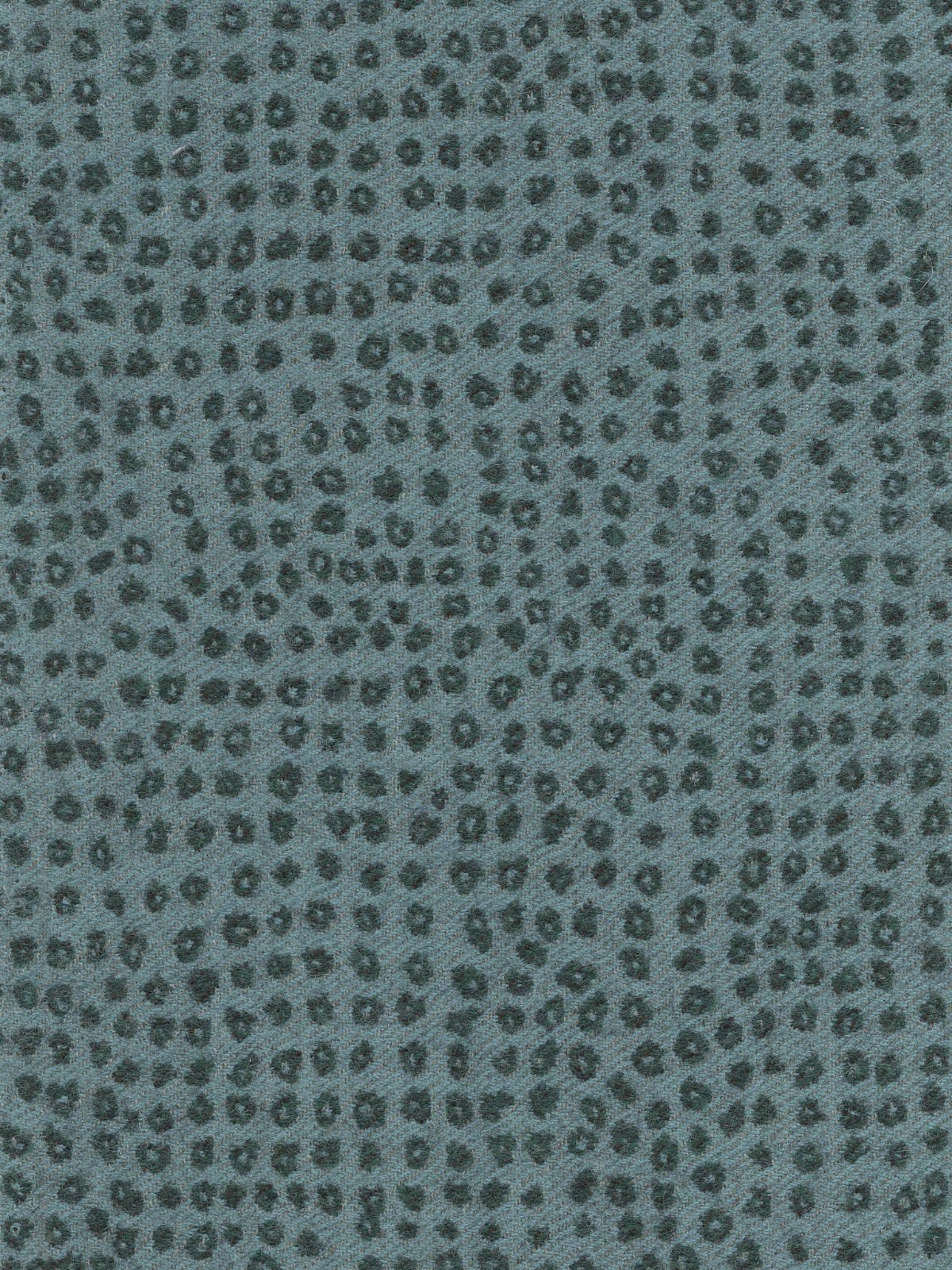 Holland & Sherry Micro Dot 100% Wool Uphol Fabric- Rune / Viridian 4 yds DE13517