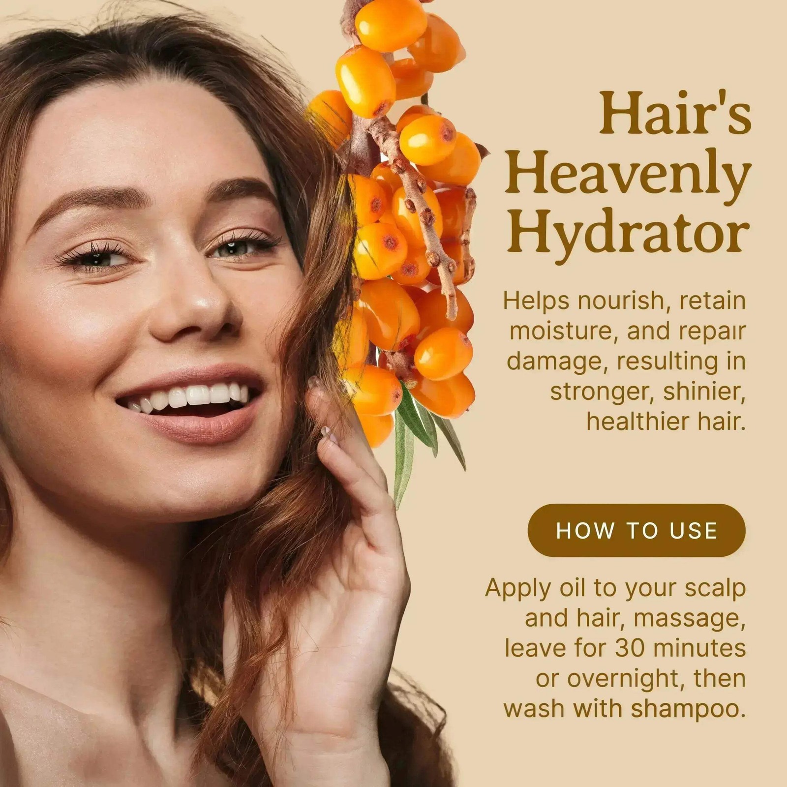 Sea Buckthorn Oil: Cold-Pressed, Nutrient-Rich, Ideal for Holistic Skin Care