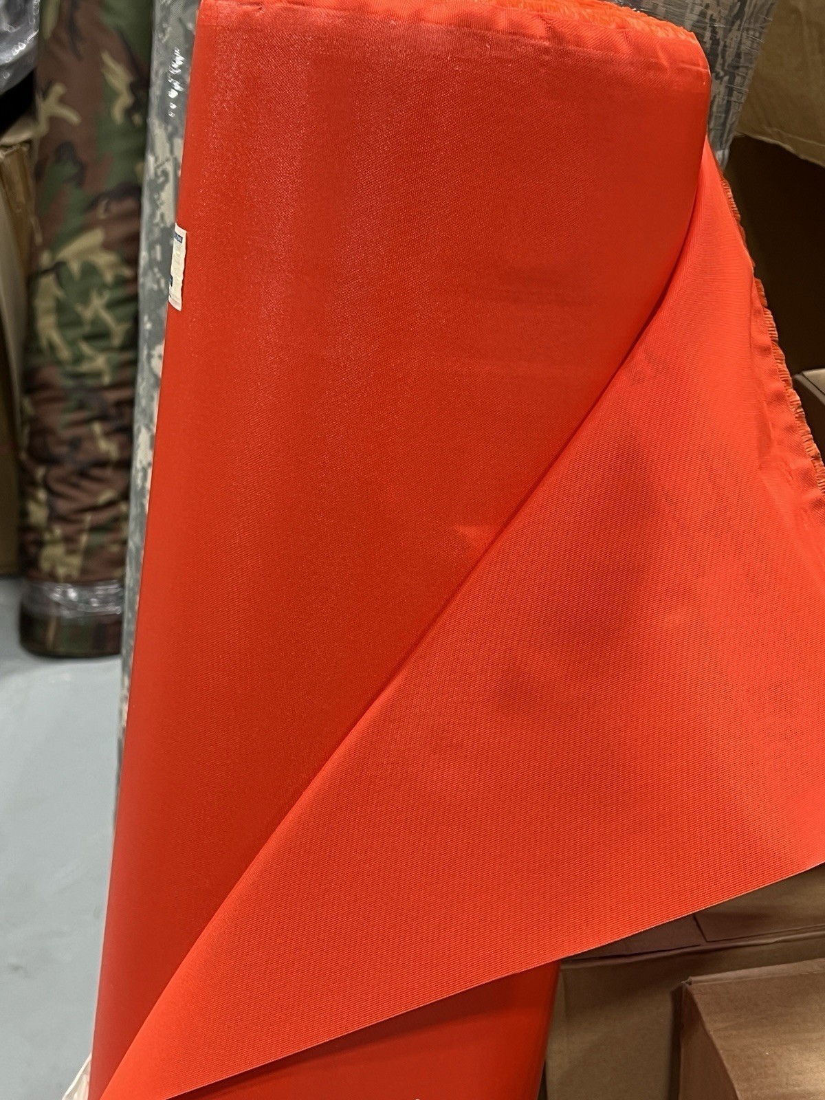 Bright Orange 400D Nylon Fabric 60” Waterproof Heavy Duty by the Yard USA