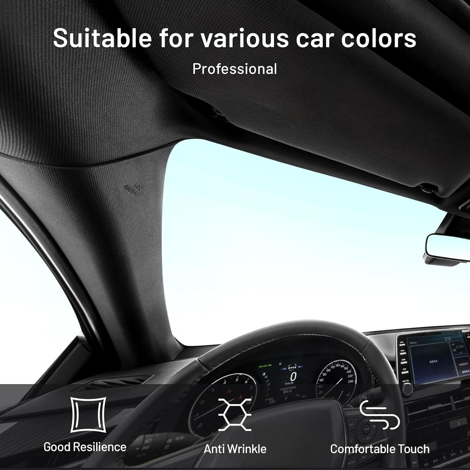 Auto Headliner Fabric Foam For Car Auto Interior Replacement 120″ × 60″