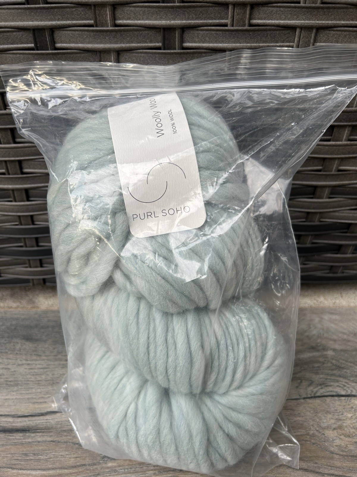 Purl Soho Woolly Wool Yarn Winter Green 109 yards 200 Grams
