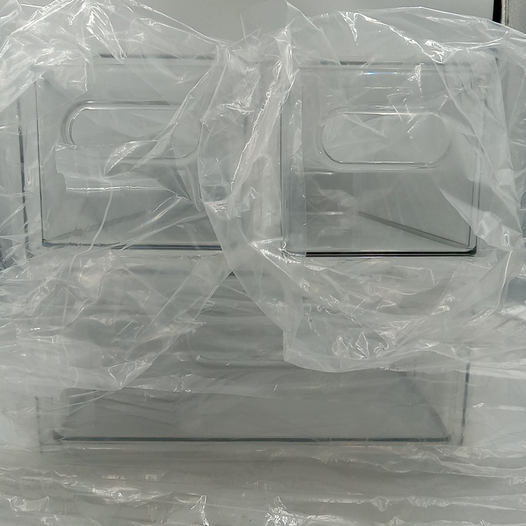 Clear Refrigerator Organizer Bins For Pantry Organization and Food Storage….B3