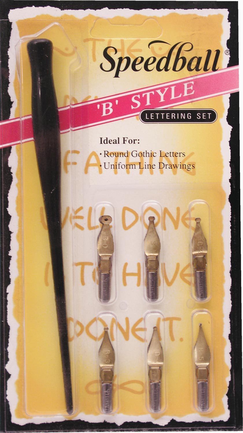 Speedball 2956 – B Style Lettering Dip Pen Set