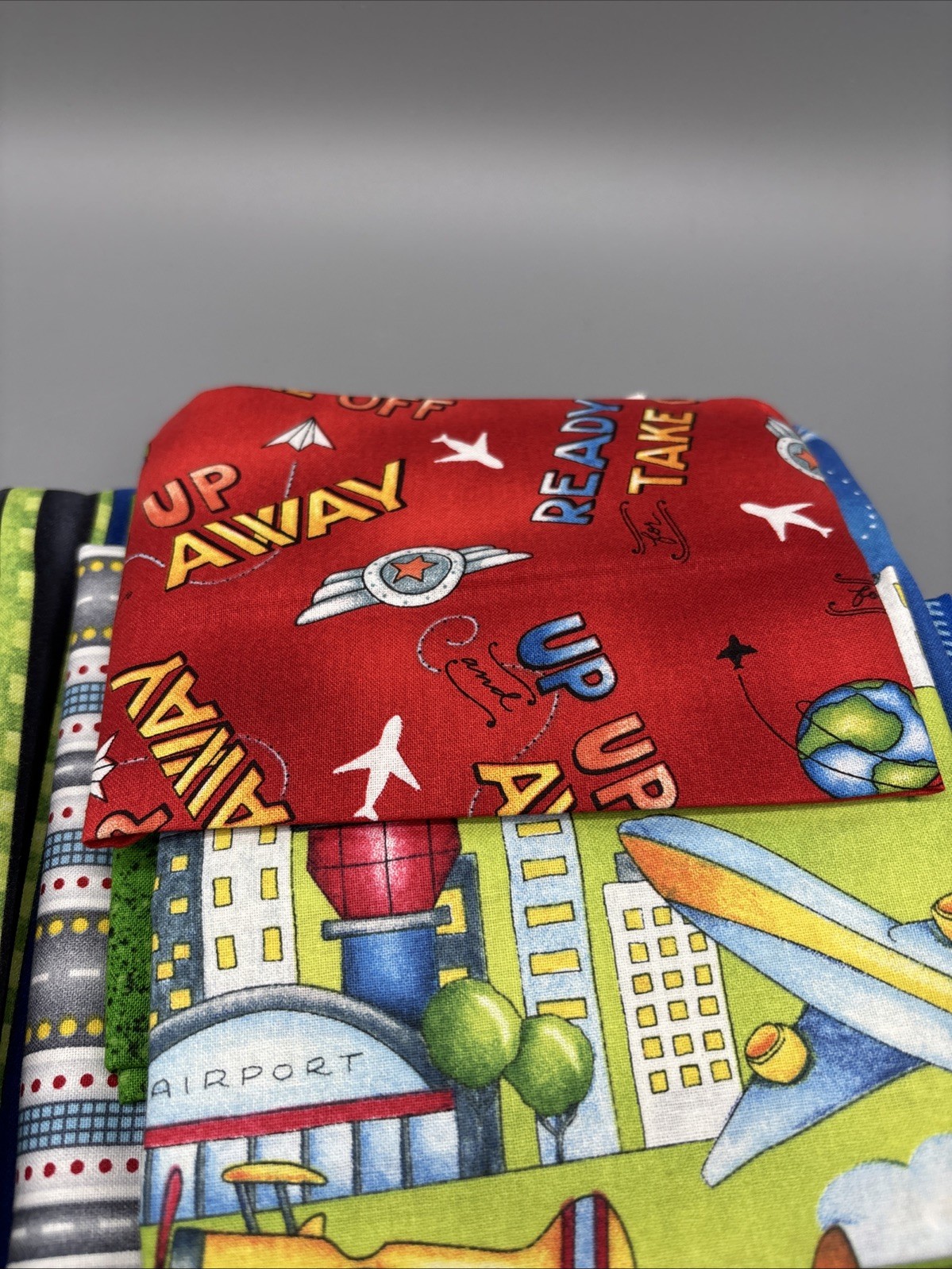 Quilt Kit – Villa Rosa Designs 54” X 74” Kids Fun Planes Airport