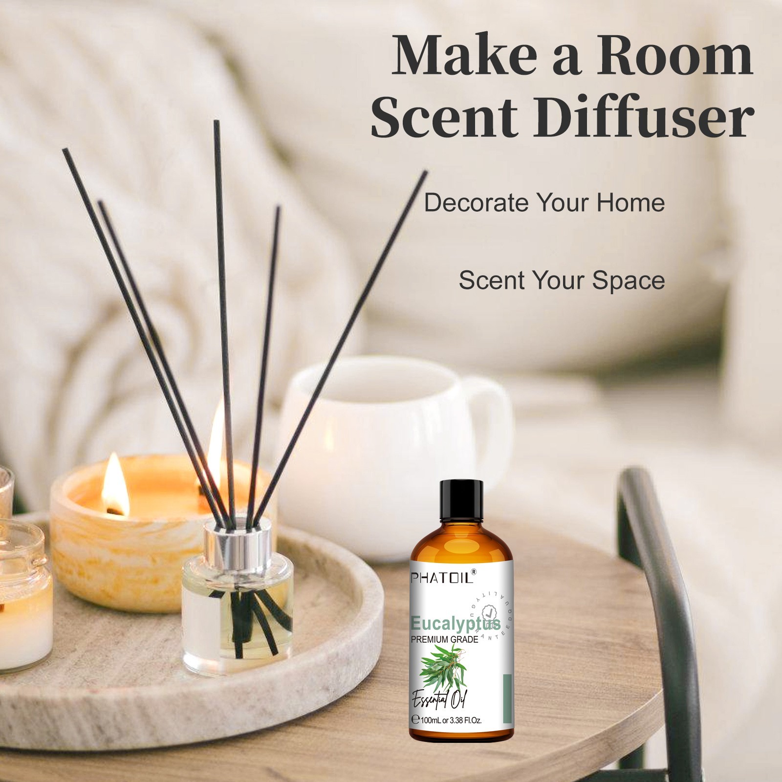 100ml Pure Eucalyptus Essential Oils Aromatherapy Essential Oil For Diffusers